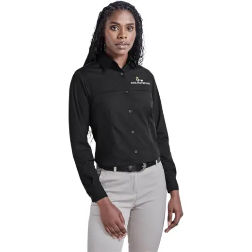 Ladies Long Sleeve Empire Shirt Model